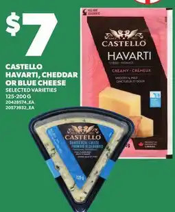 Independent Grocer CASTELLO HAVARTI, CHEDDAR OR BLUE CHEESE offer