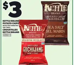 Independent Grocer KETTLE BRAND POTATO CHIPS, 156/198 G offer