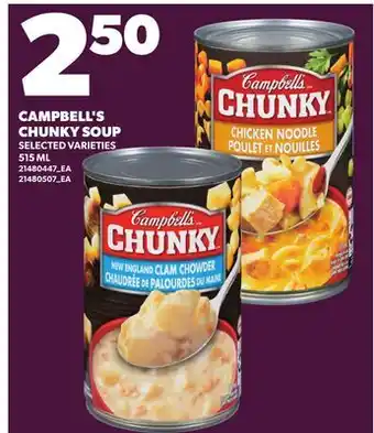 Independent Grocer CAMPBELL'S CHUNKY SOUP offer