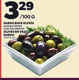 Independent Grocer SARDO BULK OLIVES offer