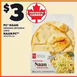 Independent Grocer PC NAAN ORIGINAL OR GARLIC offer