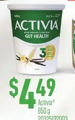 Fortinos ACTIVIA offer