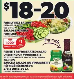 Independent Grocer FAMILY SIZE SALADS, 629 G-1.173 KG offer