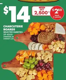 Independent Grocer CHARCUTERIE BOARDS offer