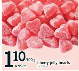 Fortinos CHERRY JELLY HEARTS offer
