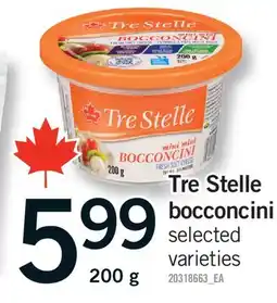 Fortinos TRE STELLE BOCCONCINI offer