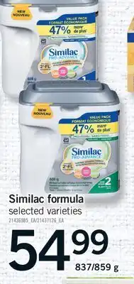 Fortinos SIMILAC FORMULA offer