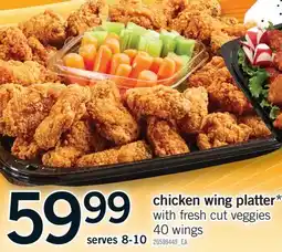 Fortinos CHICKEN WING PLATTER offer