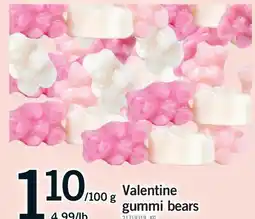 Fortinos VALENTINE GUMMI BEARS offer
