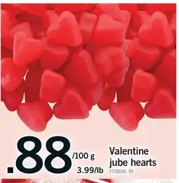 Fortinos VALENTINE JUBE HEARTS offer