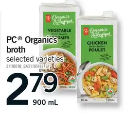 Fortinos PC ORGANICS BROTH offer