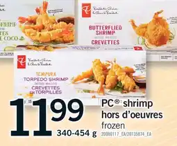 Fortinos PC SHRIMP HORS D'OEUVRES offer