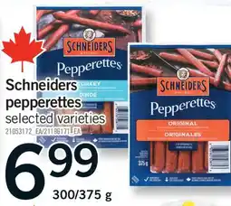 Fortinos SCHNEIDERS PEPPERETTES, 300/375 G offer