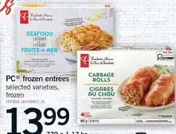 Fortinos PC FROZEN ENTRÉES, 770 G-1.13 KG offer