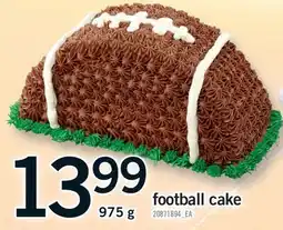 Fortinos FOOTBALL CAKE offer