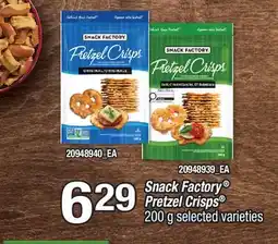 Fortinos SNACK FACTORY PRETZEL CRISPS offer