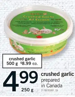 Fortinos CRUSHED GARLIC offer