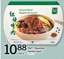 Fortinos T&T GOURMET STEWED BEEF offer