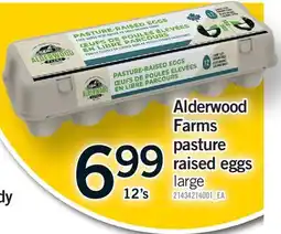 Fortinos ALDERWOOD FARMS PASTURE RAISED EGGS, 12'S offer