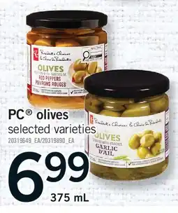 Fortinos PC OLIVES offer