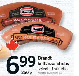 Fortinos BRANDT KOLBASSA CHUBS offer