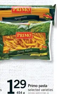 Fortinos PRIMO PASTA offer