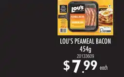Fortinos LOU'S PEAMEAL BACON offer