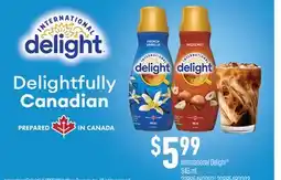 Fortinos INTERNATIONAL DELIGHT offer