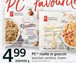Fortinos PC RISOTTO OR GNOCCHI, 350/400 G offer