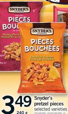 Fortinos SNYDER'S PRETZEL PIECES offer