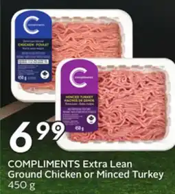 Sobeys Extra Lean Ground Chicken or Minced Turkey offer
