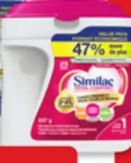 Walmart Similac Total Comfort step 837 g baby powder formula offer