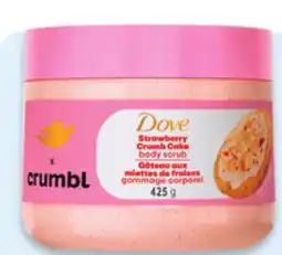 Walmart Dove x Crumbl body scrub Each offer