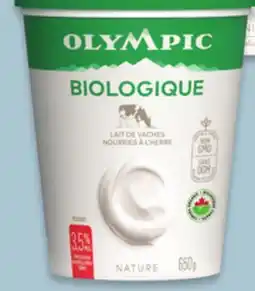 Walmart Contenant de yogourt biologique Olympic offer