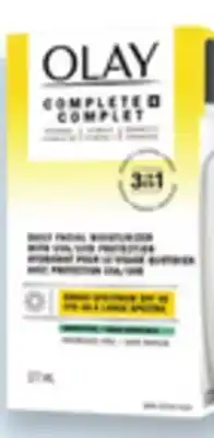 Walmart Olay Complete+ facial moisturizer with SPF40 177 mL offer