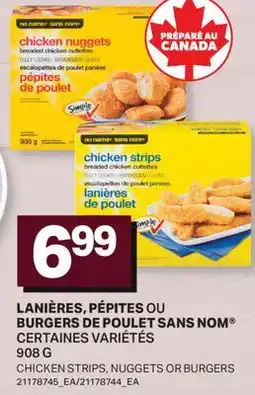 L'Intermarché LANIÈRES, PÉPITES OU BURGERS DE POULET | CHICKEN STRIPS, NUGGETS OR BURGERS offer