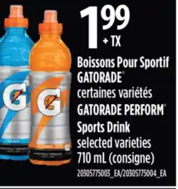 L'Intermarché BOISSONS POUR SPORTIF GATORADE | GATORADE PERFORM SPORTS DRINK offer