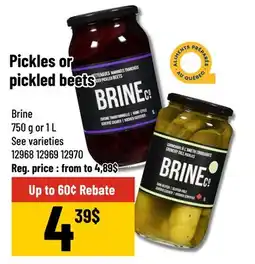 Mayrand Pickles or Pickled Beets offer