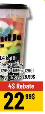 Mayrand Bucket of assorted candies offer