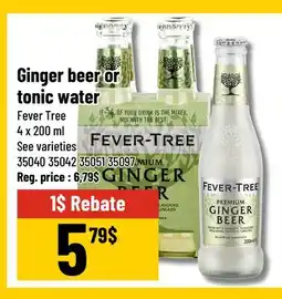 Mayrand Ginger beer or tonic water offer