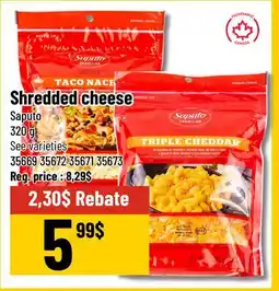 Mayrand Shredded cheese offer
