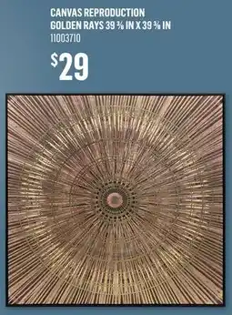 Canac VERTUO Canvas Reproduction Golden Rays 39 3/8 in. x 39 3/8 in offer