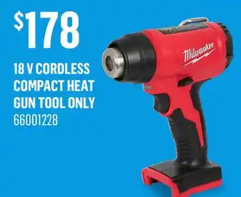Canac 18 V Cordless Compact Heat Gun Tool Only offer
