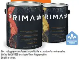 Canac Prima Flat Interior Latex Paint Ultimate White offer