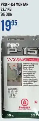 Canac Pro P-151 Mortar offer