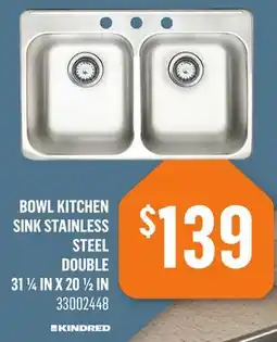 Canac Bowl Kitchen Sink Stainless Steel offer