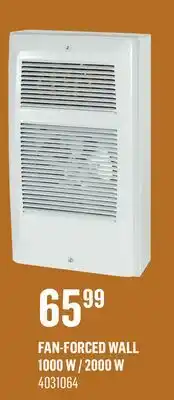 Canac Fan-Forced Wall Heater 1000W/2000W offer