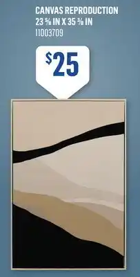 Canac Canvas Reproduction offer