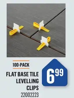 Canac Flat Base Tile Levelling Clips offer