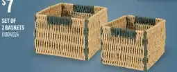 Canac Set of 2 Baskets offer